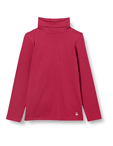 United Colors of Benetton Koszulka dziewczęca M/L 3p4zc201e tunika do nuringu, bordowa, 2r1, 140 cm