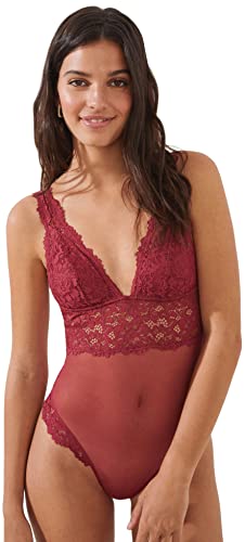 women'secret Damski biustonosz formowany w kształcie, burgundowy, XL, czerwony burgund, XL