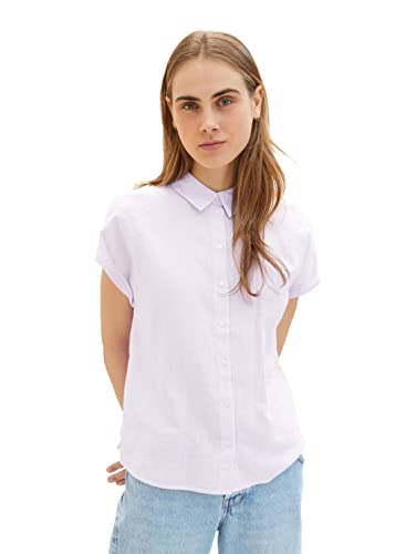 TOM TAILOR Denim Damski Bluzka 1035907, 31397 - Small Lilac White Stripe, S