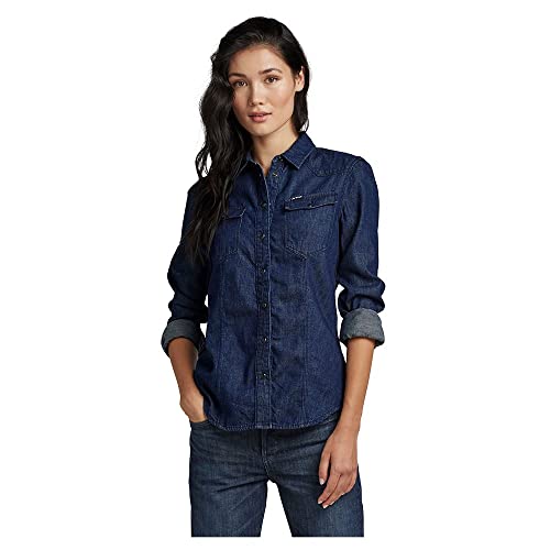 G-STAR RAW 3301 Shirt Wmn LS Koszula damska, Rinsed, S