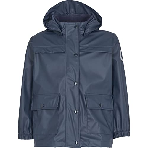 Müsli by Green Cotton Boy's Rainwear Rain Jacket, Night Blue, 128, niebieski (Night Blue), 128