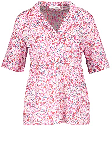 GERRY WEBER Edition Damska bluzka 860025-66430, ecru/biały/fioletowy/różowy, nadruk: 36, ecru/biały/liliowy/różowy nadruk, 36