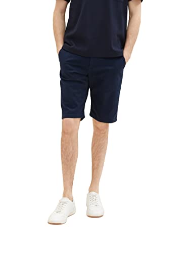 TOM TAILOR Męskie Szorty bermudy 1035039, 10668 - Sky Captain Blue, 28