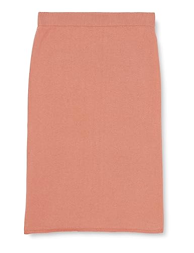 Sidona Damska spódnica midi z dzianiny 10430501, beżowo-różowa, XL, beż różowy, XL