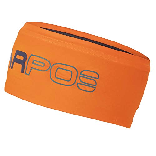 Karpos 2501011-181 CENGIA Headband Opaska Sportowa Unisex Orange Fluo/Ombre B./Indigo B. Rozmiar Uniwersalny, ORANGE FLUO/Cień B./INDIGO B., rozmiar uniwersalny