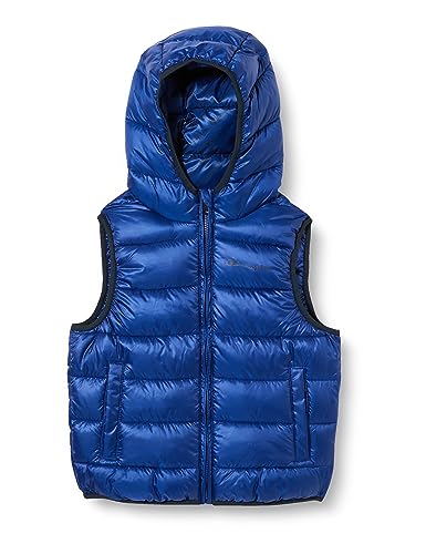 Champion Legacy Outdoor K-Light WR S-l Hooded Kamizelka dla dzieci i młodzieży, Blu Marittimo, 7-8 lat