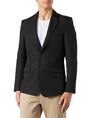 ONLY & SONS Męska marynarka ONSEVE Slim 2BTN 0052, czarna, 50, czarny