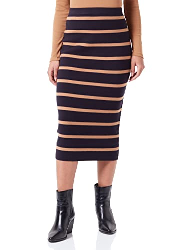 Gerry Weber Damska spódnica 810026-35708, niebiesko-brązowa, 34 (DE)