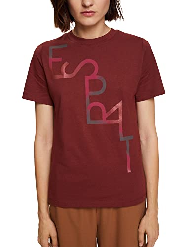 ESPRIT Collection Damska koszulka 102EO1K316, 600/BORDEAUX RED, M