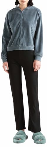 United Colors of Benetton Damska bluza z kapturem, Grigio Scuro 1e4, M