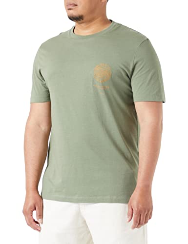 s.Oliver Męski t-shirt z krótkim rękawem, zielony, XL, zielony, XL