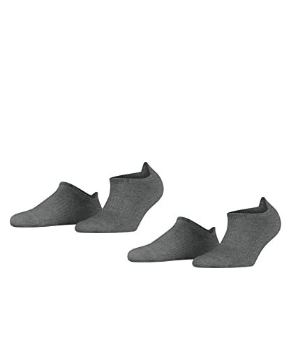 ESPRIT Mężczyźni Skarpety do trampek Active Basic 2-Pack M SN Trwała Organiczna Bawełna krótkie jednokolorowe 2 Pak, Szary (Light Grey Melange 3390), 39-42