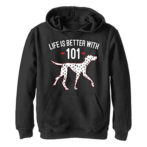 Disney Better With chłopięca bluza z kapturem, Czarny, XL