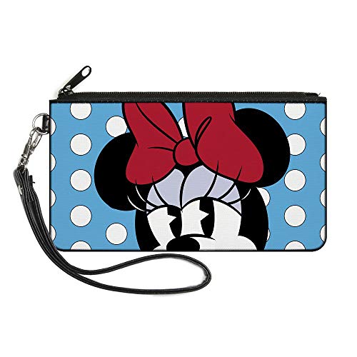 Klamra w dół - portfel - zapinany zamek portfel Myszka Minnie Mały damski