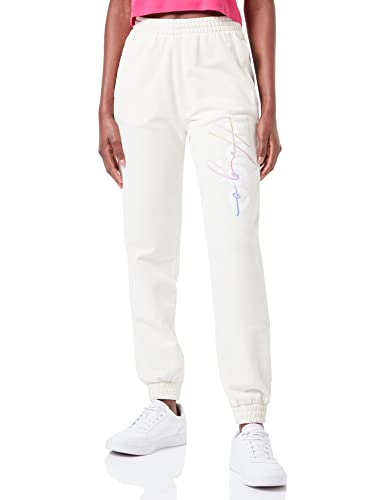 HUGO Damskie spodnie dresowe Najogger_2, Open White110, Relaxed Fit