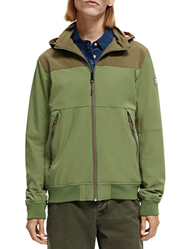 Scotch & Soda Męska kurtka z kapturem Colourblock Jacket, Combo B 0218, S, Combo B 0218, S