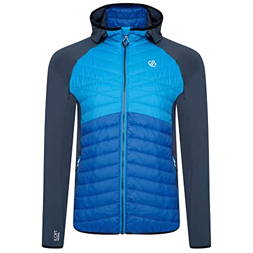 Dare2b męska kurtka wełniana alpinista, Orion szara/Teton Blue/Fajka Niebieska, XXL