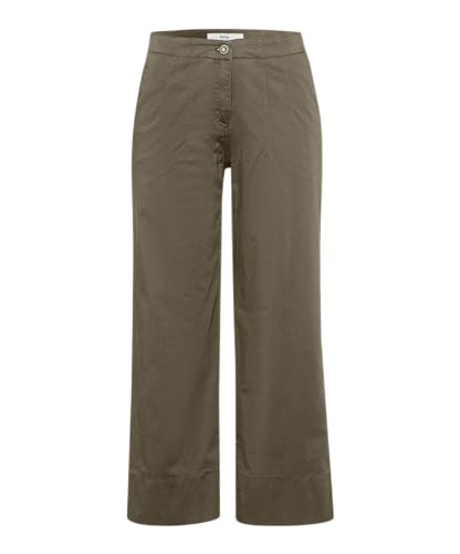 BRAX Damskie spodnie Style Maine S ultralekkie bawełniane spodnie, miękkie khaki, 40K, Soft khaki, 31W / 30L