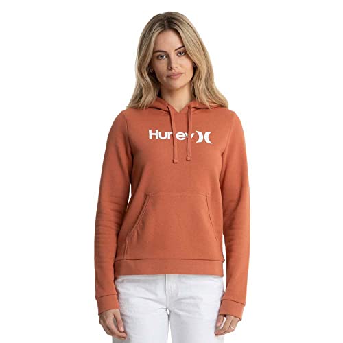 Hurley Damska bluza z kapturem OAO Seasonal, czerwony (Mineral Red), XS