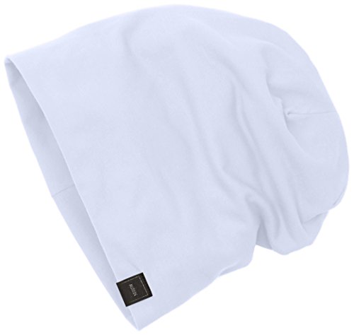 Urban Classics Czapka z dzianiny z dżerseju, uniseks, biały (white 1137,5029), 6-12 lat