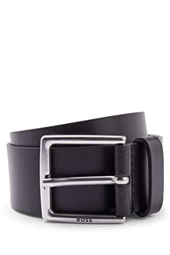 BOSS Męski pasek Rummi_Sz40, ciemny brąz 202, 80