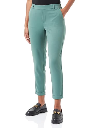 Bestseller A/S Damskie spodnie VMMAYA MR Loose SOLID Pant NOOS, Dark Forest, S/32, Dark Forest, S x 32L