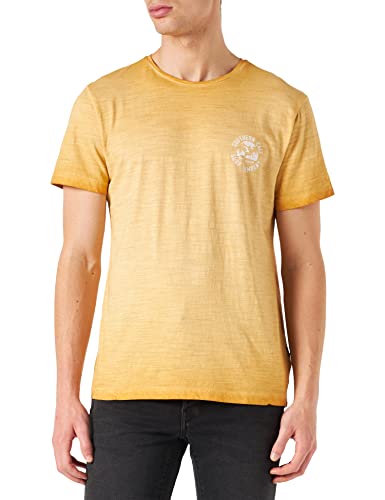 Blend Męski T-shirt, 171040/Spruce Gelb, L