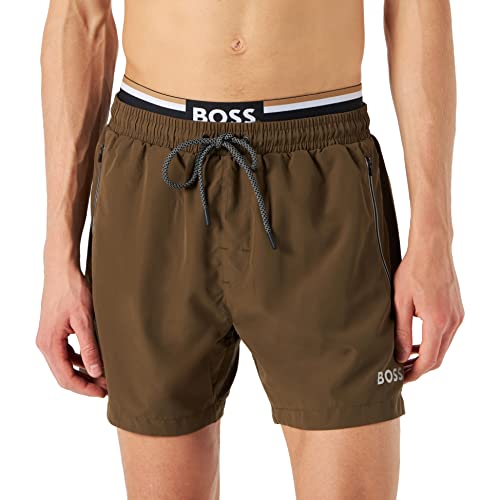 BOSS Męskie kąpielówki Thornfish, Dark Green308, M