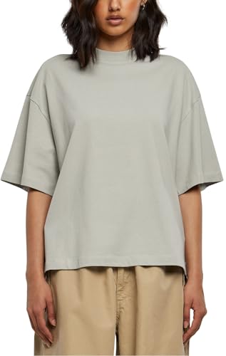 Urban Classics Damska koszulka damska Organic Heavy Slit Tee lightasphalt XS, Lightassphalt, XS