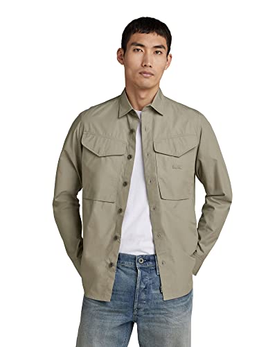 G-STAR RAW Koszulka męska Cargo Reg Shirt, zielony (Shamrock A790-2199), L