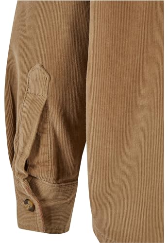 Urban Classics Damska koszula Corduroy, oversize, dostępna w wielu różnych kolorach, rozmiary XS-5XL, Ciepły piasek, L