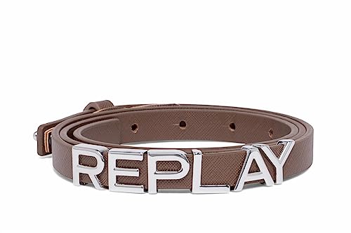 Replay Damski pasek AW2549, 147 brązowy Iroko, M/L, 147 Brown Iroko, M-L