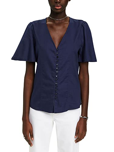 ESPRIT Damska 023EE1F311 bluzka, 400/NAVY, XL, 400/granatowy, XL