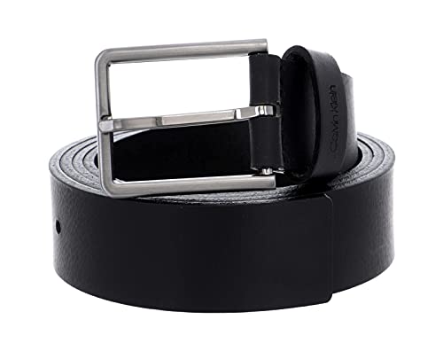 Calvin Klein Pasek męski 3,5 cm Essential Belt skórzany pasek, czarny, 105 (Herstellergröße: 115)