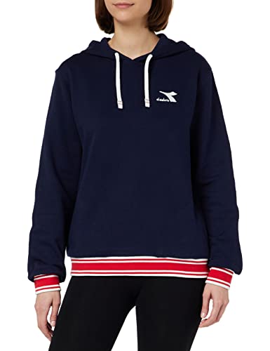Diadora Damska bluza z kapturem L.Hoodie TWEENER, Classic Navy, XS, Classic Navy, XS
