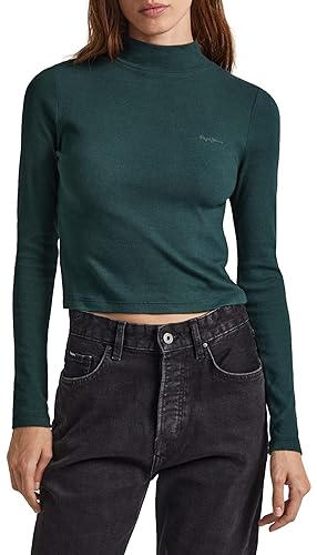 Pepe Jeans Koszulka damska Winona Perkins, Zielony (Regent Green), S