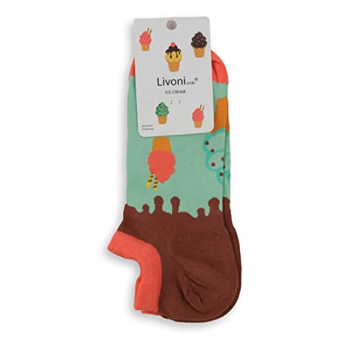 Livoni Skarpety Ice Cream-Low 43-46, wielokolorowe, L