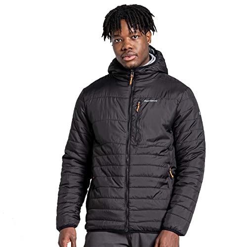 Craghoppers Męska kurtka z kapturem CompressLite, czarna, XXX duża