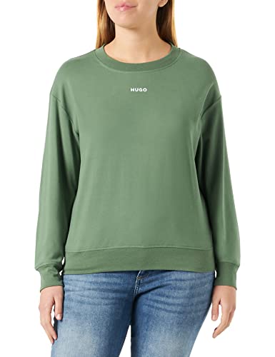 HUGO bluza damska shuffle, Open Green375, XXL