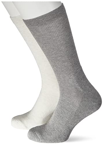 Levi's Unisex Crew Sock, szary melanż/Marshmellow, 35/38