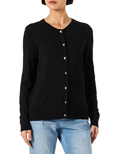 NAF Damski sweter Marielle Vest kardigan, Czarny, S