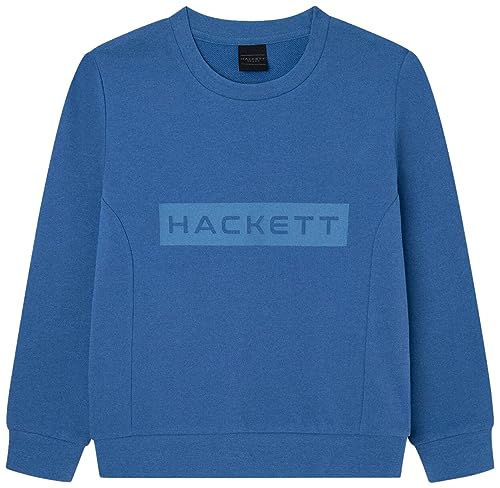 Hackett London Chłopięca bluza Essential Sp Crew, niebieski (niebieski), 5 Lat