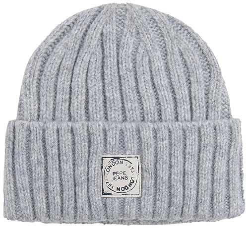 Pepe Jeans Czapka damska Tilde Beanie, Szary (szary Marl), Rozmiar uniwersalny