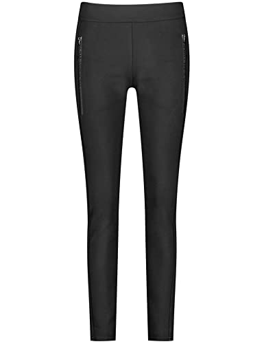 GERRY WEBER Edition Damskie spodnie slim fit, czarne, 36