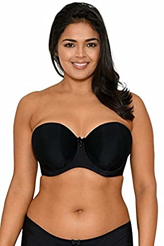 Curvy Kate Luxe gorset damski, Czarny (czarny czarny), 52