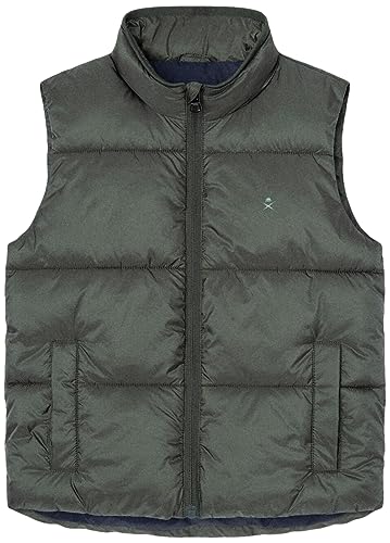 Hackett London Kamizelka chłopięca z logo, Zielony (ciemnozielony), 3 Lat