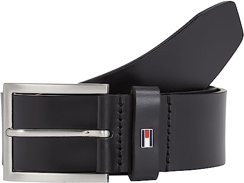 Tommy Hilfiger skórzany pasek Hampton 4.0, czarny
