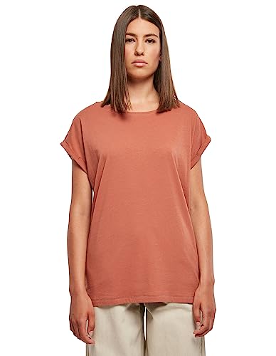 Urban Classics Damska koszulka z przedłużonymi ramionami, terakota, Terakota, 4XL