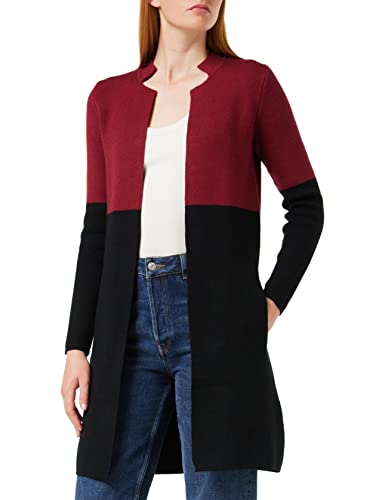 Morgan Sweter damski Sweter, Bordeaux/Czarny, M
