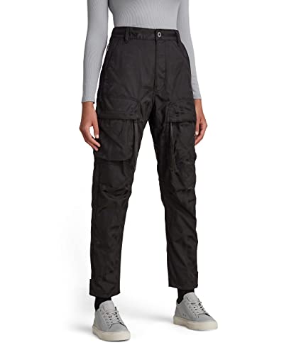 G-STAR RAW Boyfriend damskie spodnie z kieszeniami 3D, Czarny (Dk Black D20976-c906-6484), 28W